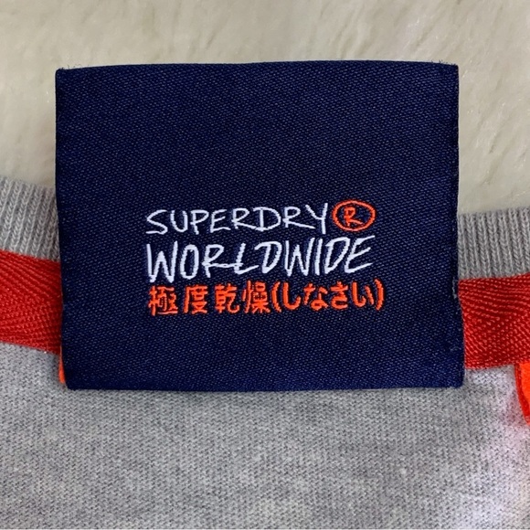Superdry Men's Classic Grey Crewneck Short Sleeve T-Shirt Size Large - Picture 10 of 14